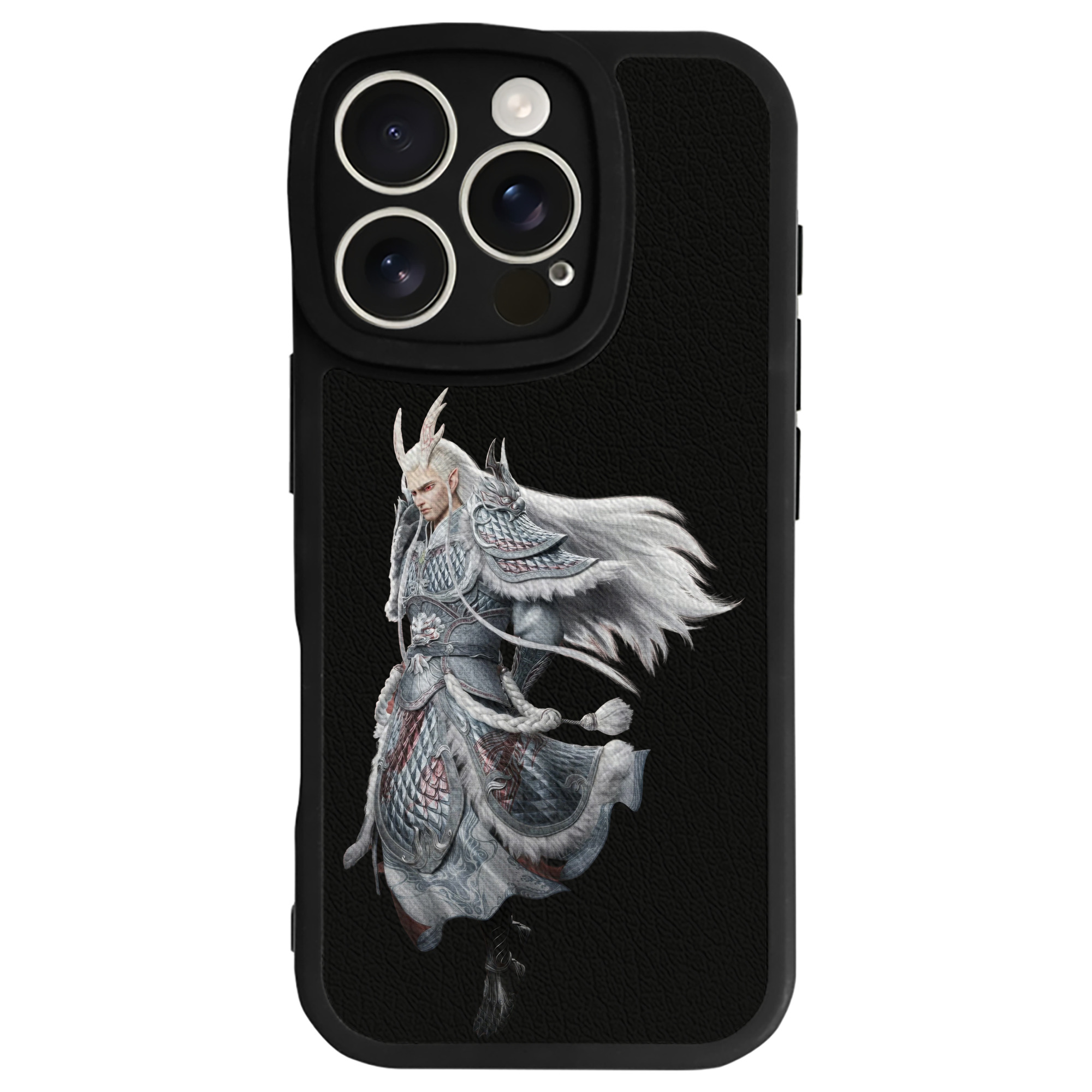 （画像用） Ne Zha 2 ナタ 魔童の大暴れ 【iPhone 16シリーズ対応】シリコンスマホケース（レザー調） 材質：シリコン